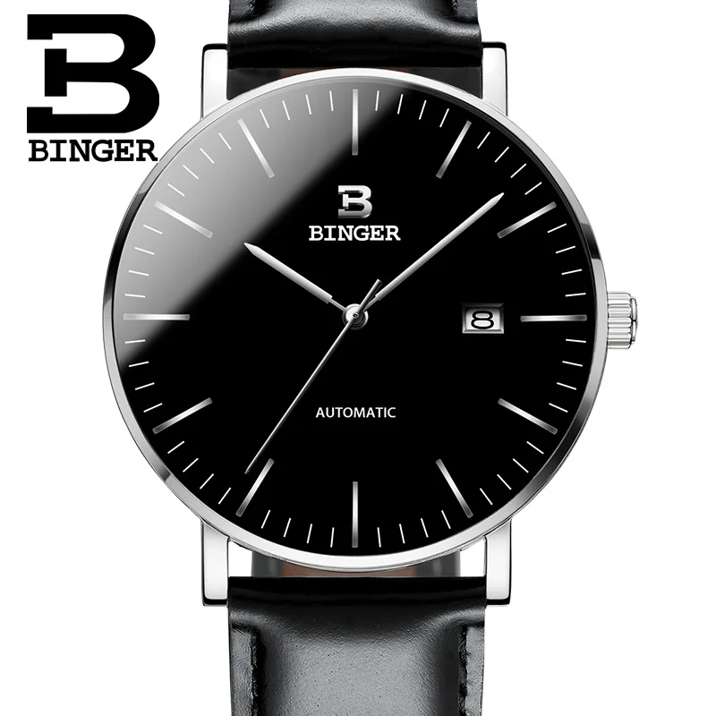 

Switzerland BINGER Watches Men Luxury Brand Relogio Masculino Water Resistant Stainless Steel Mechanical Wristwatches B-5081