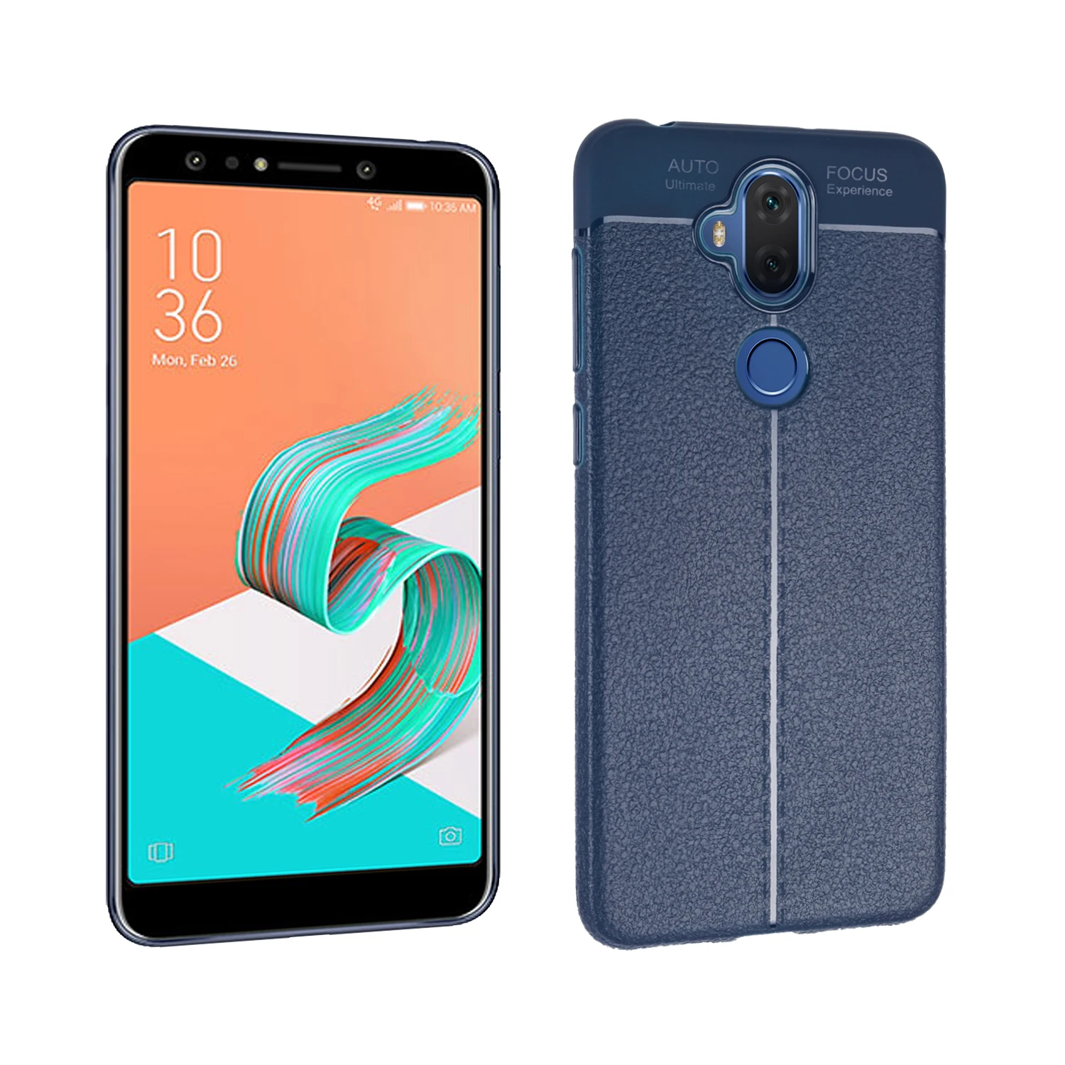 for Asus Zenfone 5 Lite ZC600KL Case Slim Leather Pattern Shockproof Protective Cover Rubber Silicone TPU Soft Armor Phone Shell |