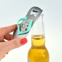 100pcslotfree shippingflip flop bottle opener with printing logo customized wedding favors party giveaways for guest