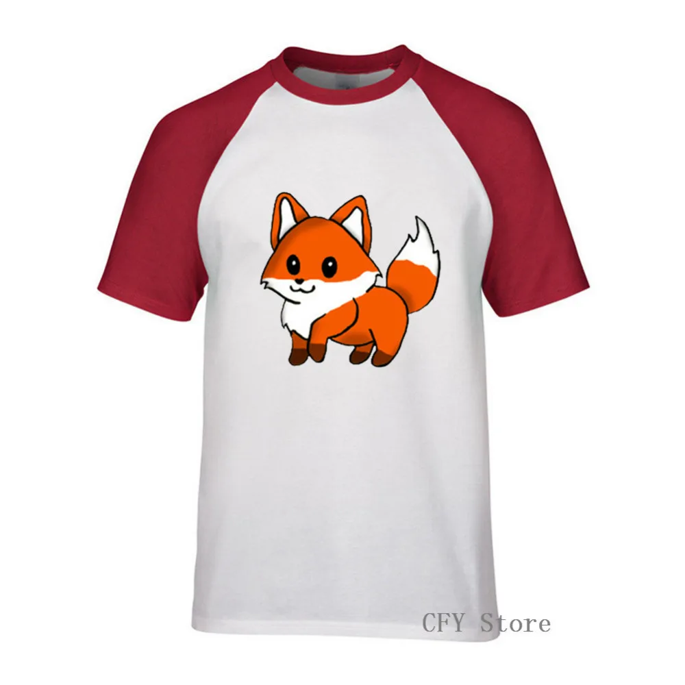 Футболка Foxy мужская с 3D принтом стильная тенниска круглым вырезом повседневная