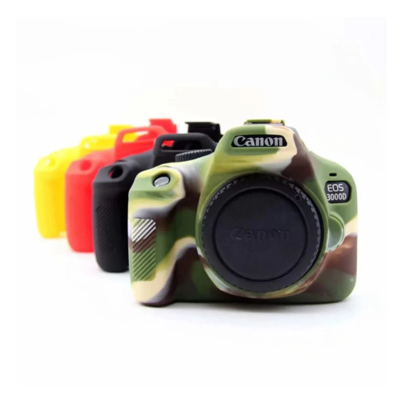 Силиконовый чехол для корпуса мягкая сумка камеры защитная рамка Canon EOS 3000D 4000D Rebel