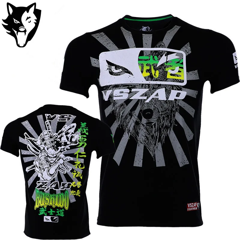 Футболка VSZAP для бокса MMA rashguard футболка спортзала боевые искусства Фитнес