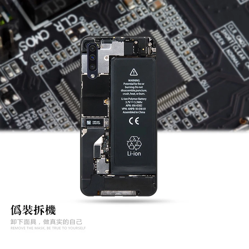 Чехол в стиле ретро для Samsung Galaxy A50 Силиконовая накладка на заднюю панель с