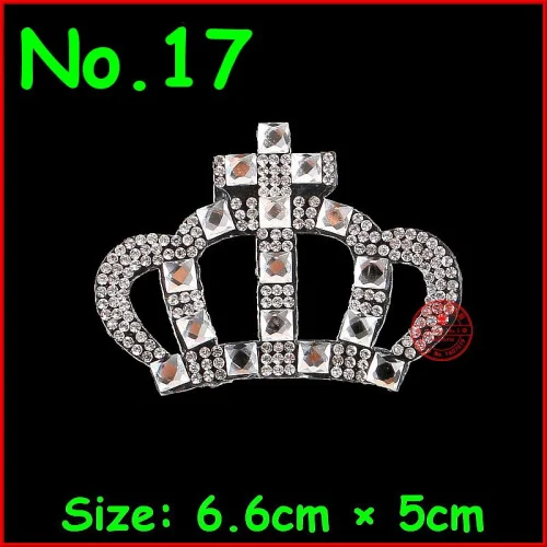 1 Piece 1 шт. Crown патчи узоры HotFix motifs клейкие Стразы патч белый кристалл аппликация для детей Для женщин детская одежда Свадебная вечеринка - Цвет: 1 Piece