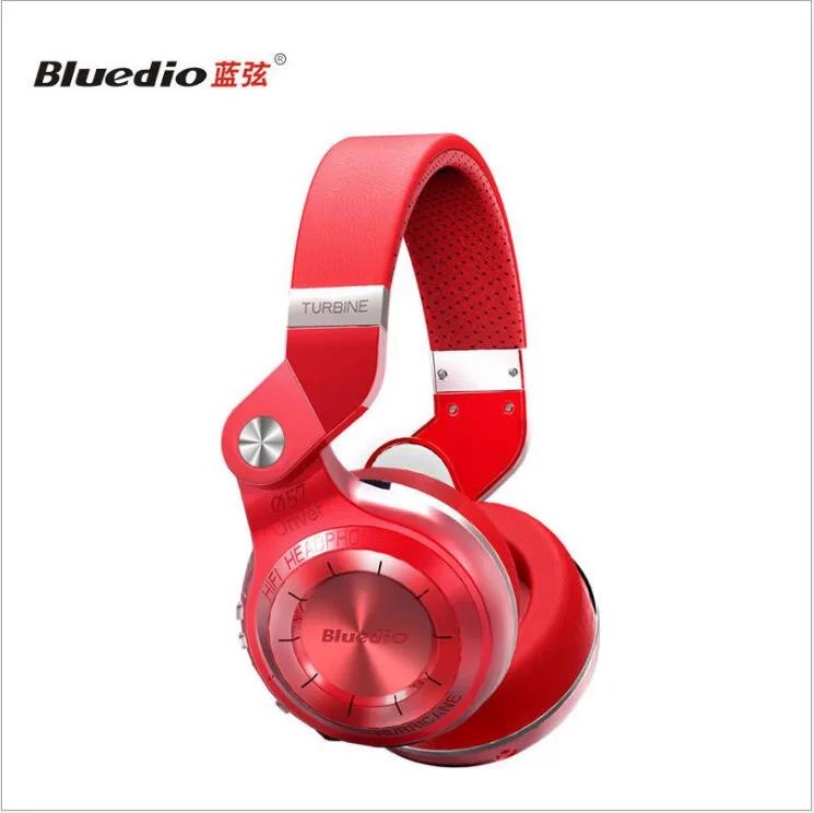 Original Bluedio T2 Wireless Bluetooth 4.1 Stereo Headphone Headset Earphone Foldable Stretchable Support sd Card FM mic | Электроника
