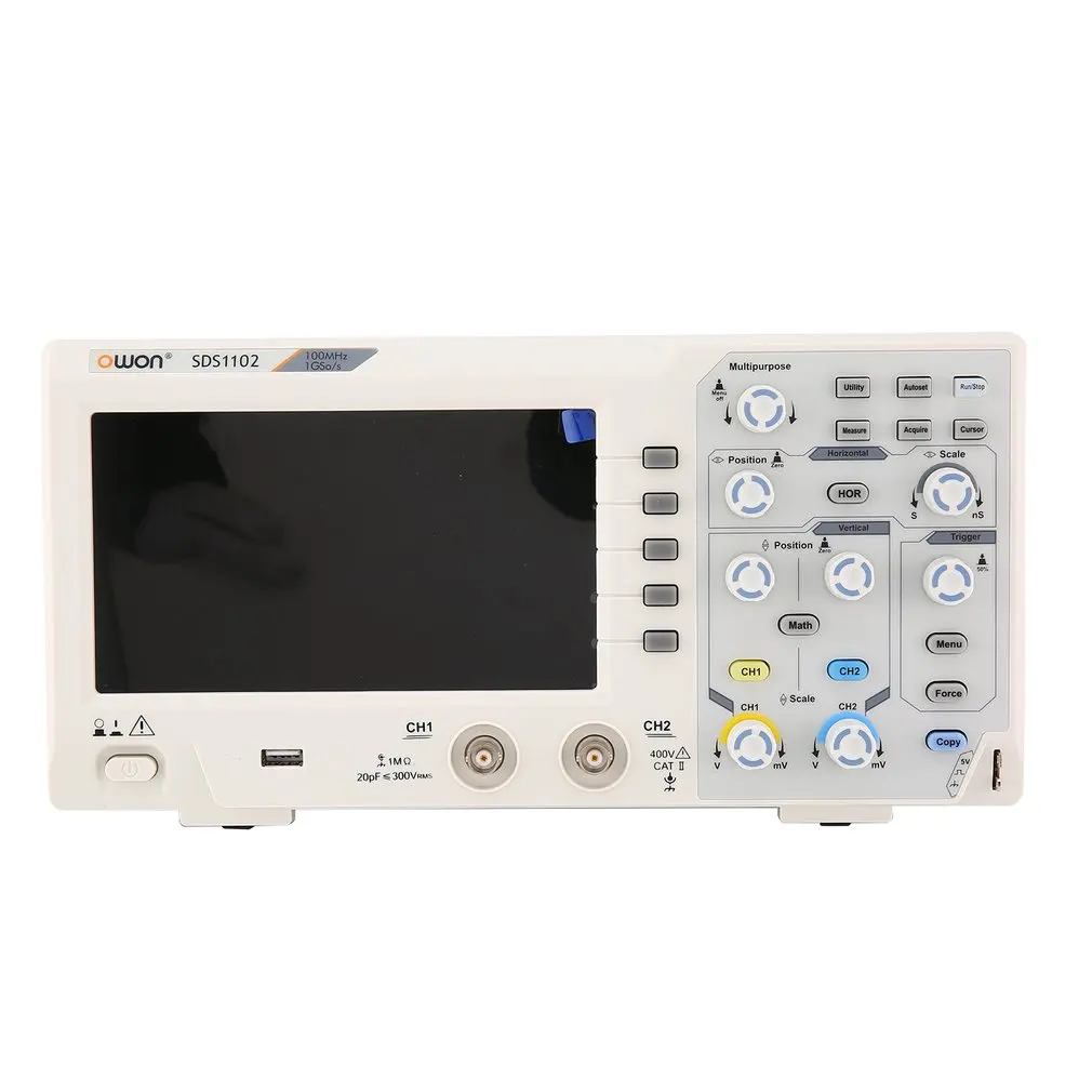 OWON SDS1102 двухканальный LCD супер-экономичный тип цифровой осциллограф Scopemeter