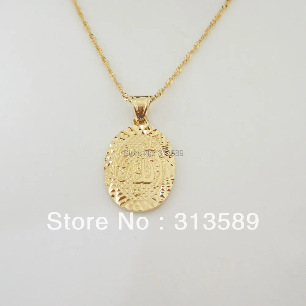 Минимальный заказ 10 $/CAN MIX DESIGN/ желтое золото GP OVERLAY 18 5 &quotожерелье и мусульманский