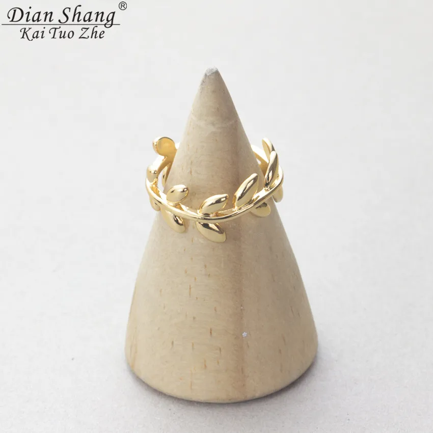 DIANSHANGKAITUOZHE Rose Gold Colour Adjustable Rings Boho Twisted Leaf Silver Toe Ring Bague Fashion Body Jewelry
