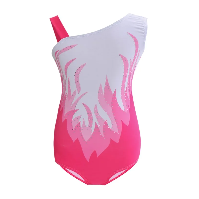 

Children Girls Siamese Gymnastics Costumes Body Suit Ballet Gymnastics Dance Basic Skills Dance Clothing suit