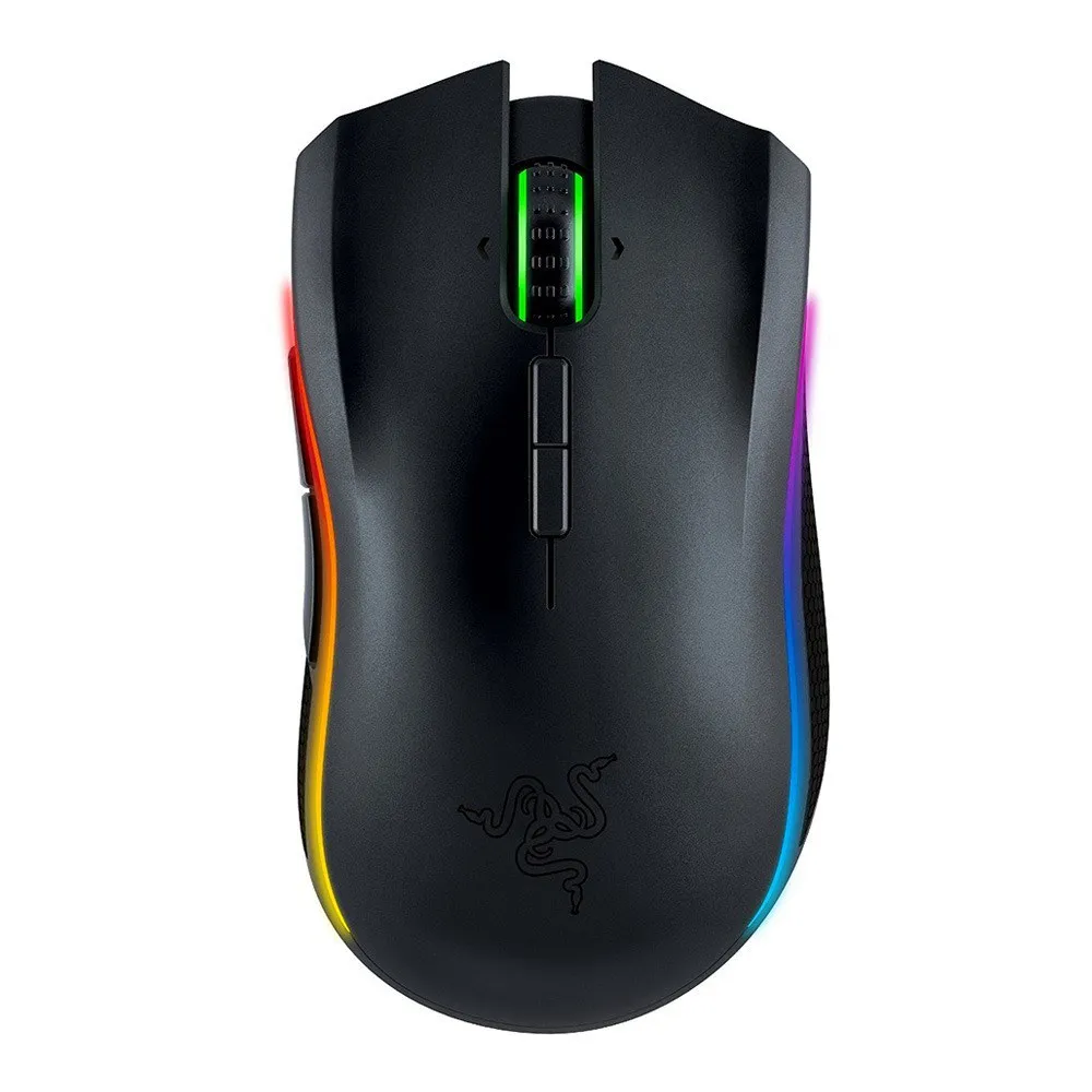 Оригинальный razer Mamba Chroma Professional класс проводной/беспроводной Эргономичный