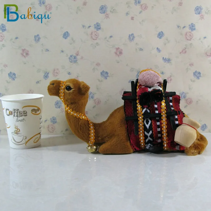Babiqu, 1 шт., игрушка-Имитация животных, плюшевая кукла верблюда, украшение для дома, реквизит, украшения, подарки, коллекционные подарки для мальчиков и девочек