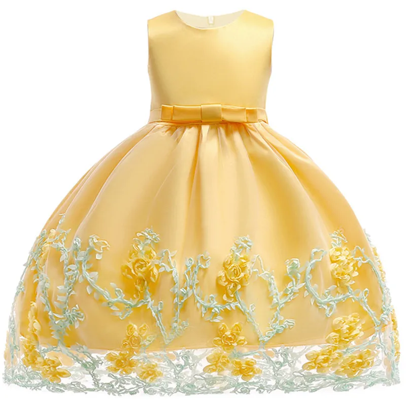 Summer Dress for Children Flower Girls Party Wedding Elegent Princess Vestidos | Детская одежда и обувь
