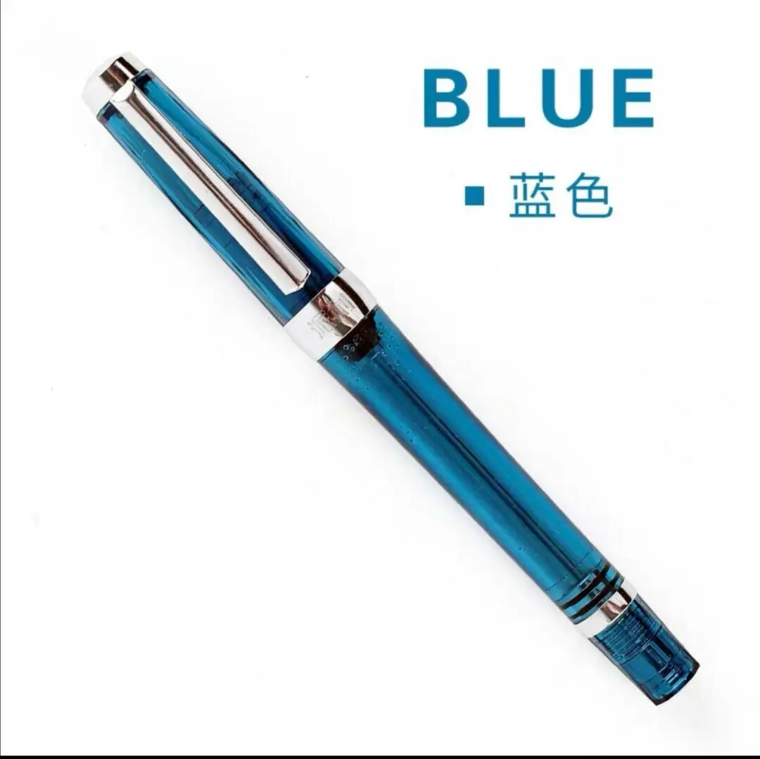 Blue Paili вакуумная перьевая ручка с чернилами EF \ F \ M влажное перо канцелярские принадлежности для офиса и школы - Цвет: Blue