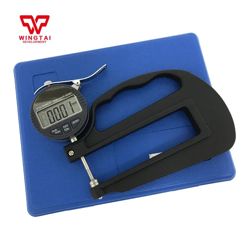 

0.001mm Digital Display Thickness Gauge For Plastic Film,Paper,Leather