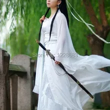 Женский сексуальный костюм Hanfu, костюмы Феи древнего китайского дракона, качественная шифоновая одежда для косплея