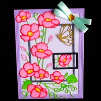 scd1111 flower metal cutting dies for scrapbooking stencils diy album cards decoration embossing folder craft die cuts tools new