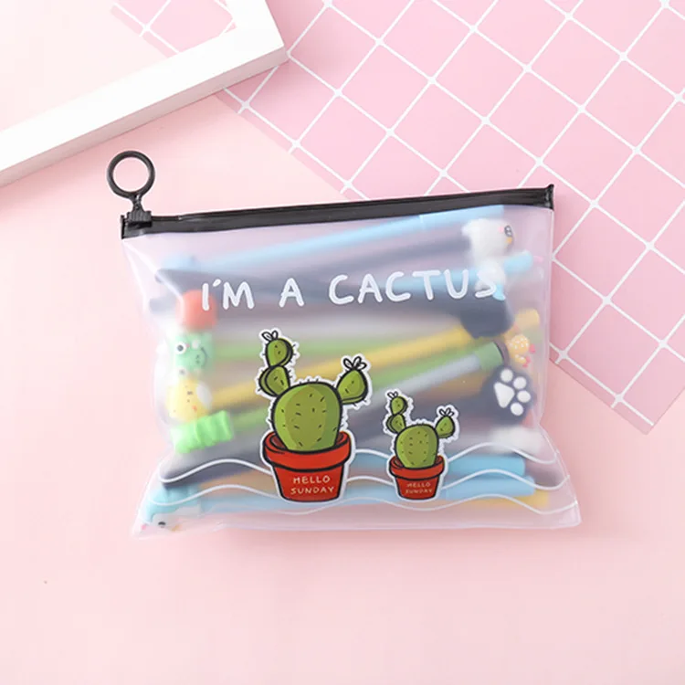 21 20 шт./компл. милый мультфильм стоимость пакет ручка с колпачком Kawaii 0,5 мм черные чернила ручки офисные школьные принадлежности гелевые ручки материал Escolar - Цвет: 21