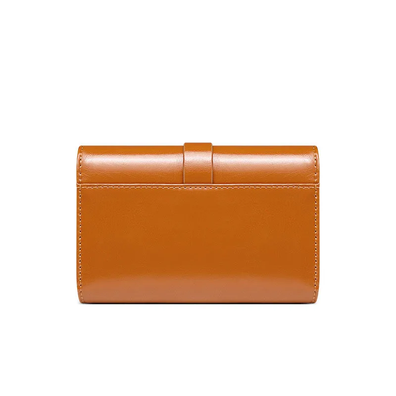 Кошелек NewTri Fold из натуральной кожи для женщин короткий роскошный брендовый