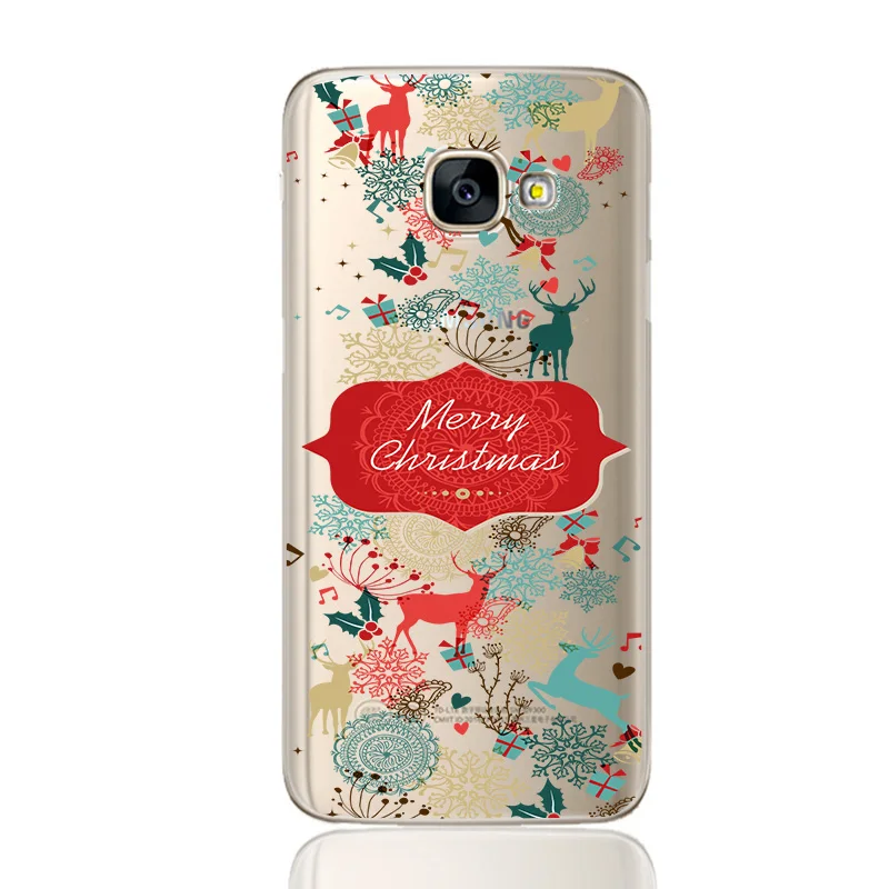 Soft Case for Samsung Galaxy S9 Christmas Claus Capinha Phone Cover For A7 2017 S8 A8 Plus 2018 J530 Capas |