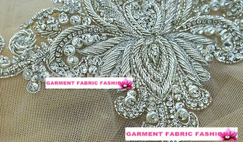 Этническое индийское шелковое свадебное платье ручной работы вышитое серебро и