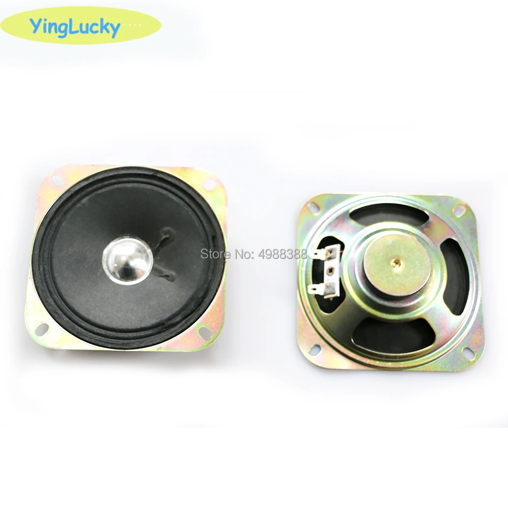 

10pcs Square 4 inch 8ohm 5W speaker with net Loudspeaker and grill arcade game machine cabinet accessory