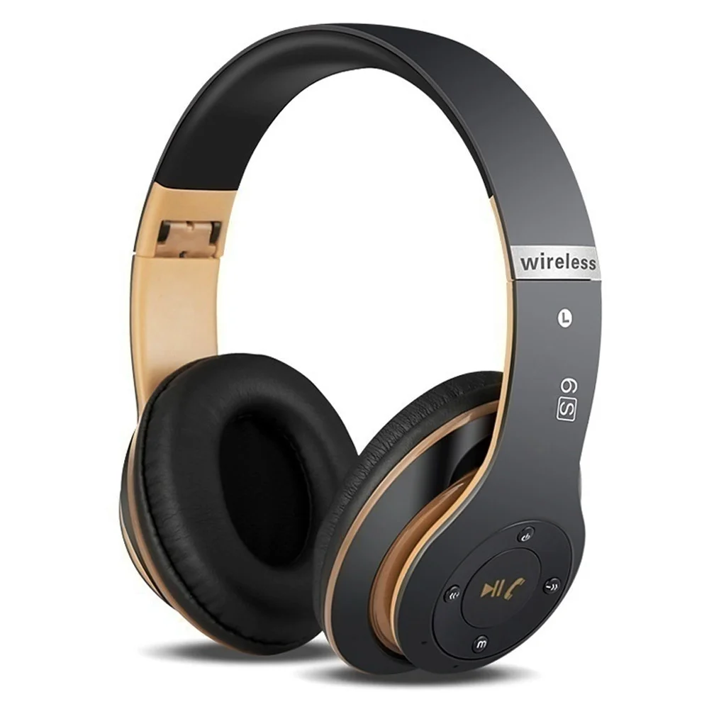 Цвет: желтый Новинка, S6, беспроводные Bluetooth наушники, гарнитура с микрофоном, наушники для планшета, телевизора, ПК, мобильных телефонов, мягкие протеиновые амбушюры - Цвет: Цвет: желтый
