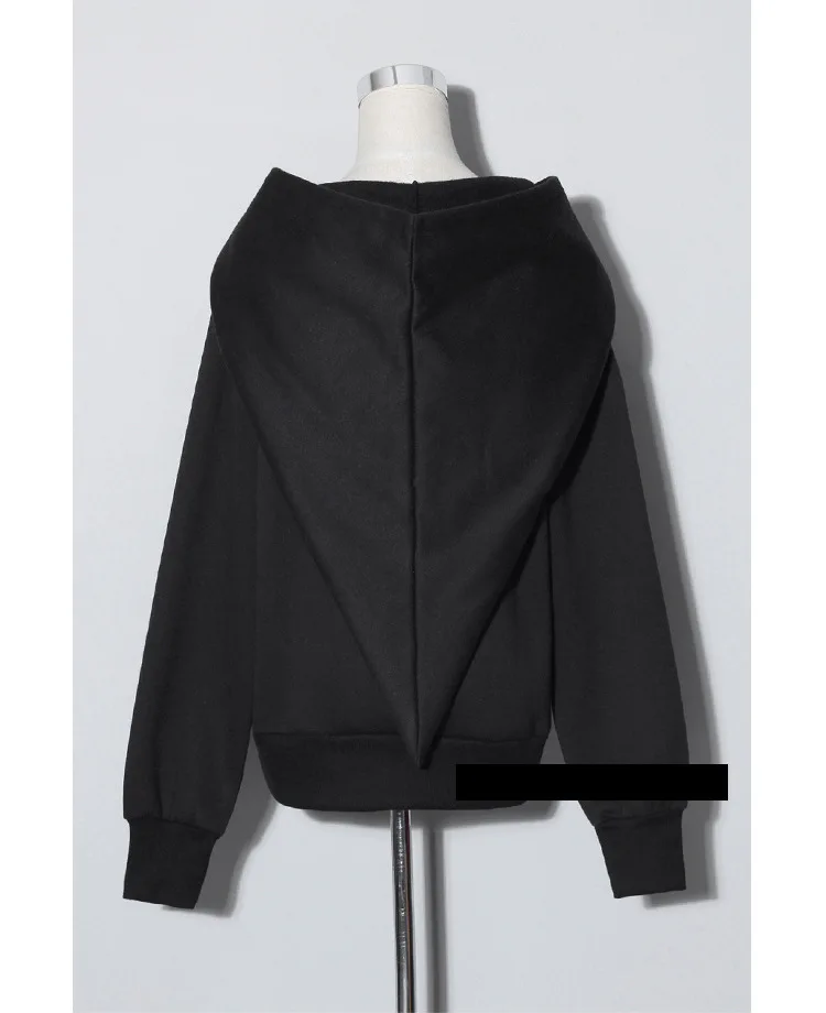 Женское свободное флисовое пальто большого размера плюс в стиле ведьмы