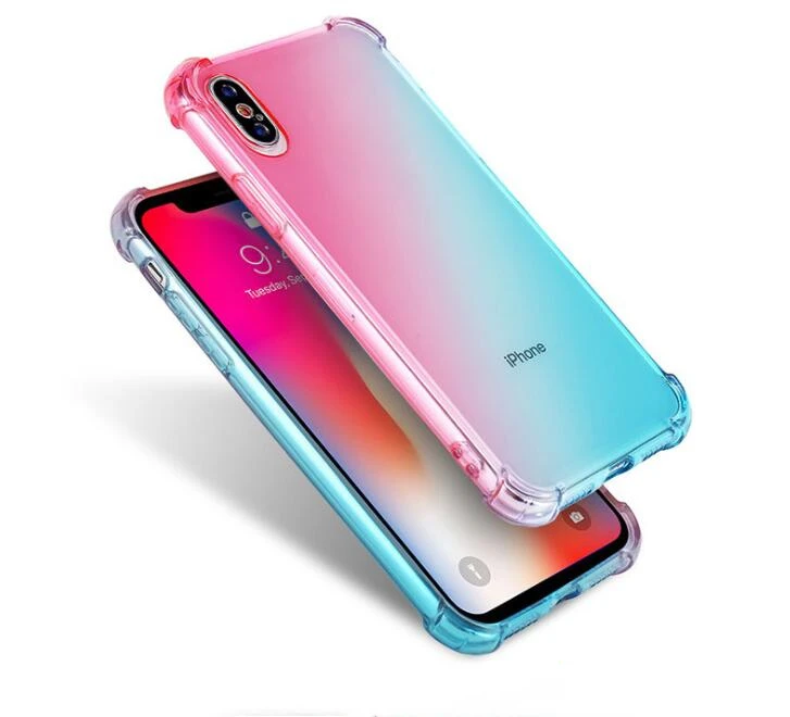 ТПУ чехол для Iphone XS природа обесцвечивание прозрачный силиконовый Мягкий задняя