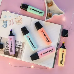 1 шт., маркер-карандаш STABILO Boss в ассортименте, 6 цветов