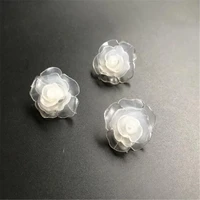 wholesale 200sets plastic romantic white rose for led string christmas lights holiday home wedding party decoration