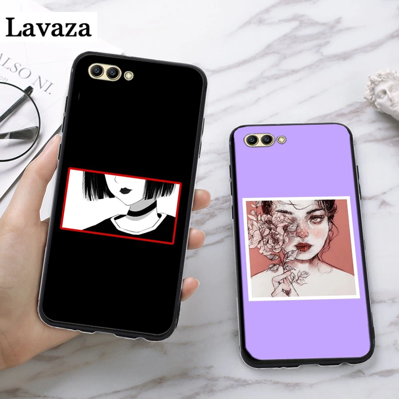 Beautiful eyes of cartoon Silicone Case for Huawei honor 6A 7A Pro 7X 8 Lite 8A 8X 8C 9 Note 10 View 20 20S 9X | Мобильные телефоны
