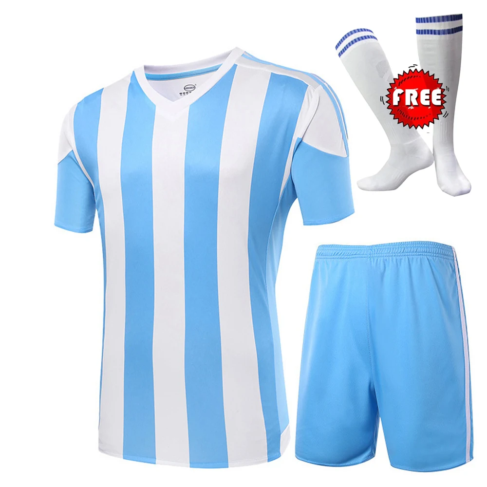 Бесплатная доставка футбольные носки мужские майки набор Молодежный Maillot De Foot