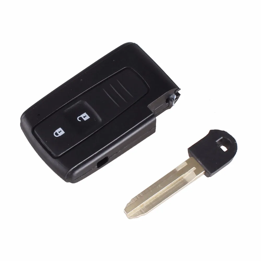 KEYYOU 10 шт./лот 2 кнопки дистанционного ключа чехол для TOYOTA PRIUS COROLLA VERSO TOY43 BLADE|case for|case