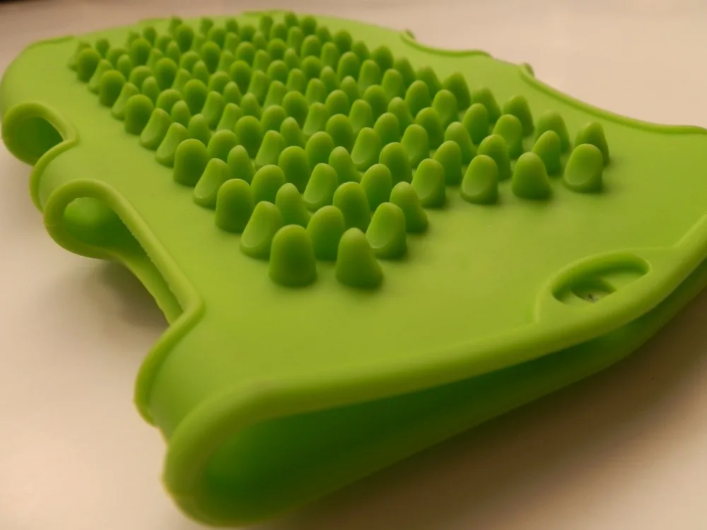 Силиконовый целлюлита массажные перчатки для ухода за кожей лица и тела