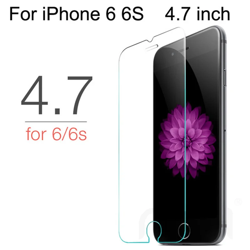 Ультратонкое закаленное стекло 0,1 мм для iPhone XS MAX XR X 2.5D Arc Edge, взрывобезопасная Защитная пленка для сенсорного экрана 6 S 7 8 Plus - Цвет: For 6 6S