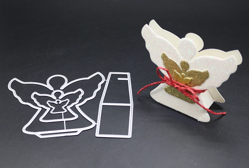 

AZSG Cute little angel Cutting Dies For DIY Scrapbooking Die Decoretive Embossing Stencial DIY Decoative Cards Die Cutter