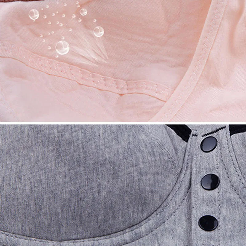 Новый хлопковый бюстгальтер беспроводной жилет для беременных женщин нижнее