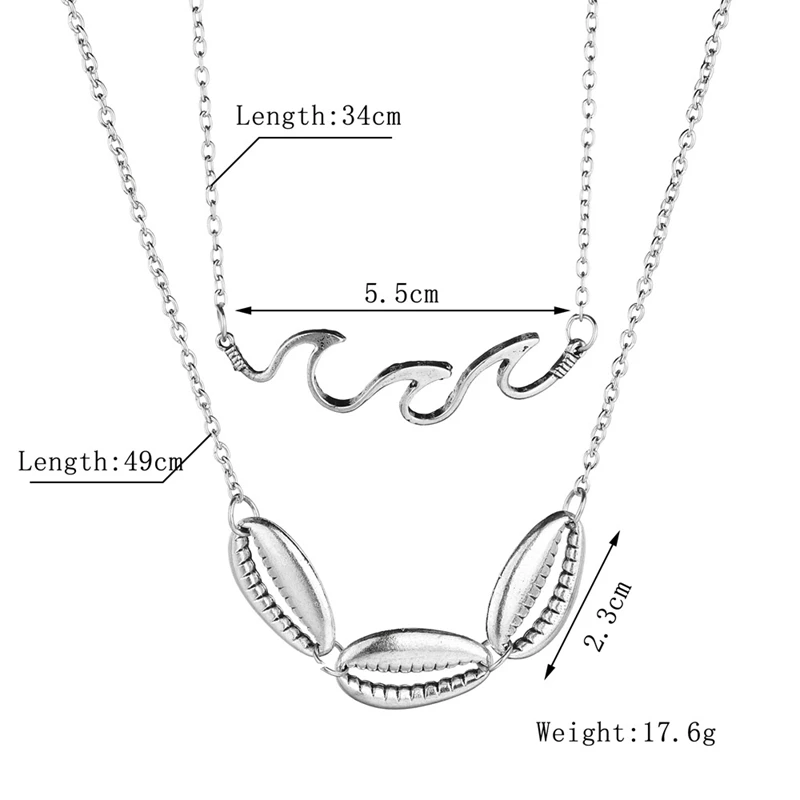 Fashion Shell Necklaces Pendants Gift Letter Collar Choker Jewelry For Women Long Chain Men Collier Heart Necklace | Украшения и