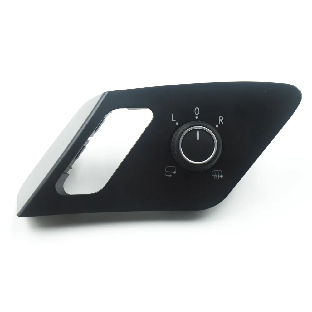 Хромированная ручка регулировки переключателя бокового зеркала для Volkswagen Golf Mk 7