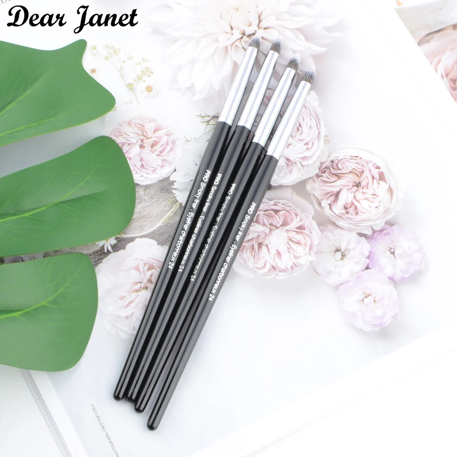 1 шт. Pro Smoky Liner#24 подводка для глаз тени для век кисти для консилера Кисть для макияжа синтетические волосы деревянная ручка