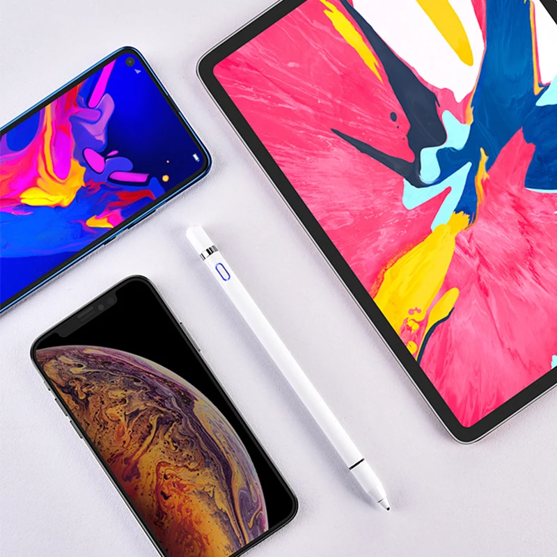 Активный емкостный стилус для iPad Mini iPhone карандаш для сенсорного экрана для Android samsung huawei тонкий сенсорный экран