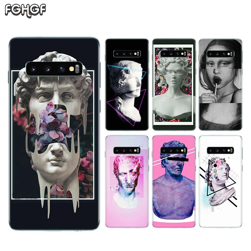 Retro Art Statue Riverdale Case For Samsung Galaxy S10 lite S9 S8 A6 A8 Plus 2018 A50 M30 A30 M20 A10 M10 Note 9 8 Cover |