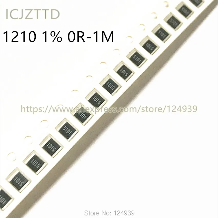 100 шт. SMD 1210 1% F 3225 3 2*2 5 1/3W 270R 300R 330R 360R 390R 430R 470R 510R 560R 620R 680R 750R 820R 910R 1K 1 K 1K1 | Обустройство