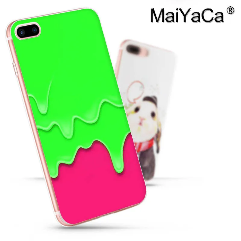MaiYaCa капает розовый и синий слизи удивительный Новое поступление чехол для телефона чехол для iphone 11 pro 8 7 66S Plus X 10 5S SE XS XR XS MAX - Цвет: 9