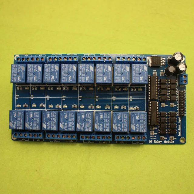 

1pcs 12V 16 Channel Relay Module for arduino ARM PIC AVR DSP Electronic Relay Plate Belt optocoupler isolation