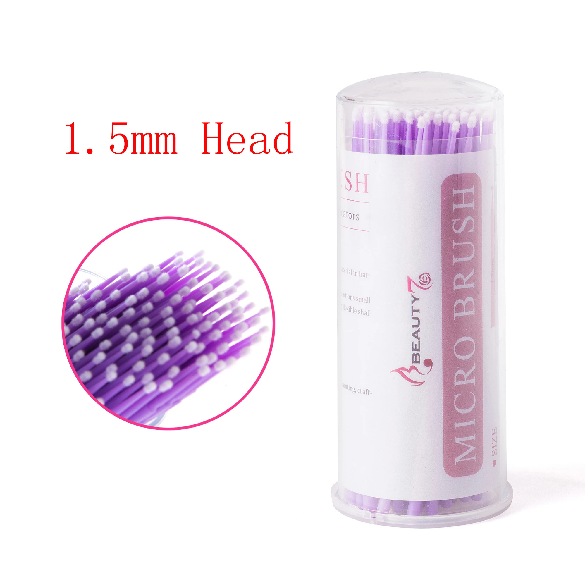 

Beauty7 100 шт. 1.5 мм Одноразовые Micro Swab прочный micro Тушь для ресниц Кисточки Макияж ресниц индивидуальный ресниц удаления Инструменты makeup brushes кис...