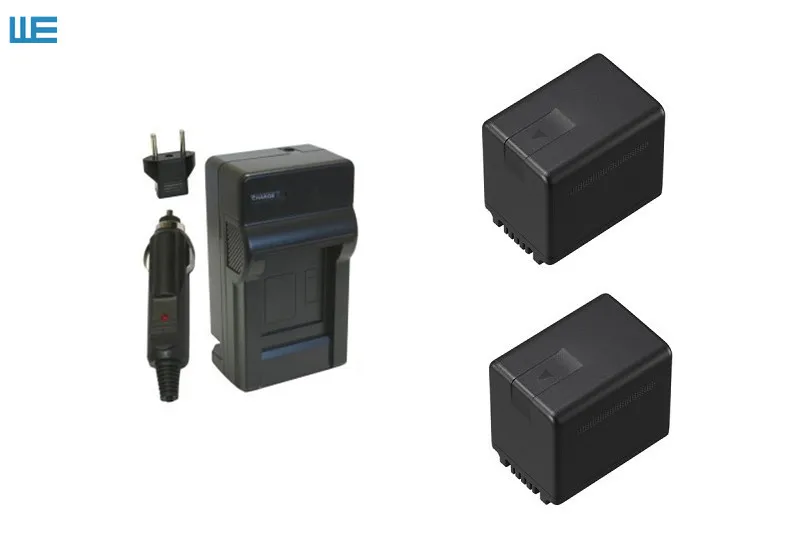 2X VW VBK360 Батарейки + Зарядное устройство для цифрового фотоаппарата Panasonic HDC TM90 SDR