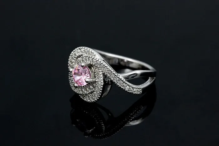 Женское кольцо на палец Bague Mariage свадебное с камнями скидка 15% Y3319 | Украшения и