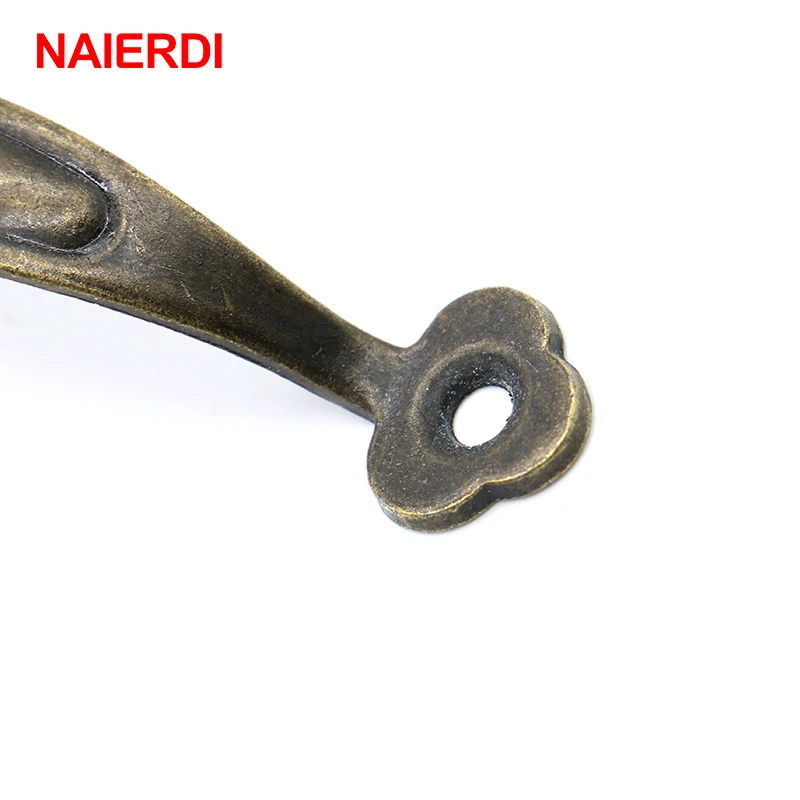 NAIERDI 5 шт. старинный Бронзовый шкаф ручки для дверей ящика ювелирных коробок