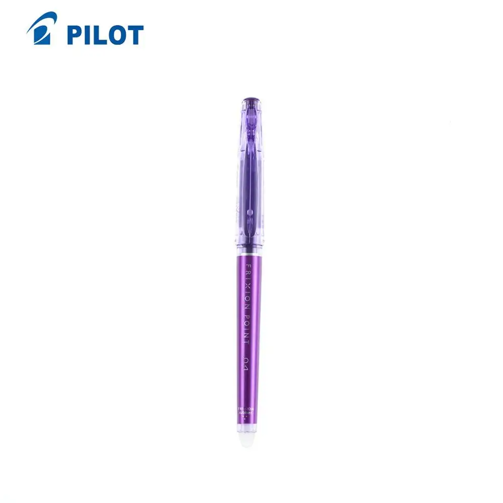Pilot FRIXION LF-22P4 стираемая гелевая ручка игольчатый наконечник 0,4 мм Япония - Цвет: Purple 1pc